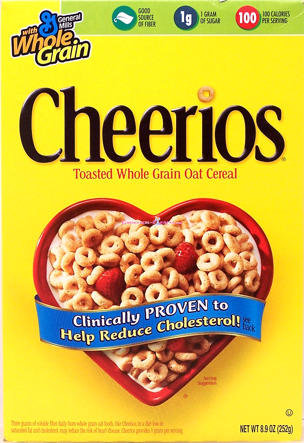 General Mills Cheerios toasted whole grain oat cereal Full-Size Picture